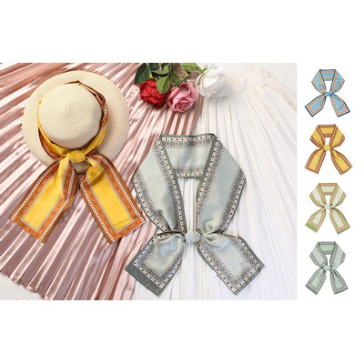 35" x 2" Full Custom Long Neckerchief Ribbon Scarf Hairband Handbag Wrap Scarf Neck Tie #5