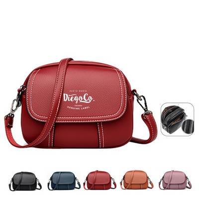 Women's PU Leather Crossbody Bag