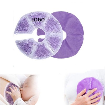 Reusable Hot Cold Gel Breast Therapy Pads for Postpartum Recovery