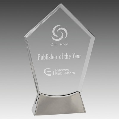 Peak Platinum Glass with Full Metal Base