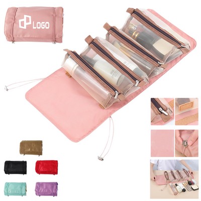 4-In-1 Detachable Mesh Cosmetic Bag