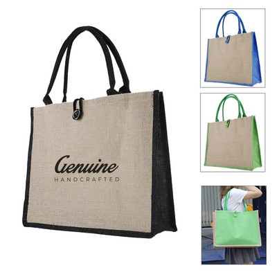 Natural Jute Tote Bag