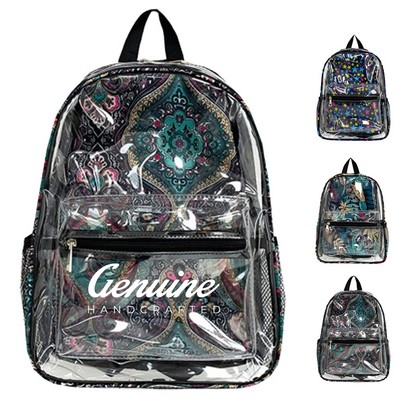 See-Through Security-Friendly PVC Backpack