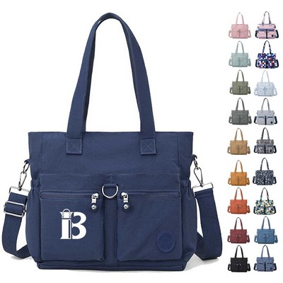 Trendy Nylon Tote - Women's Casual Crossbody Bag