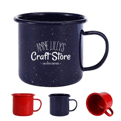 17oz Speckled Campfire Enamel Mug