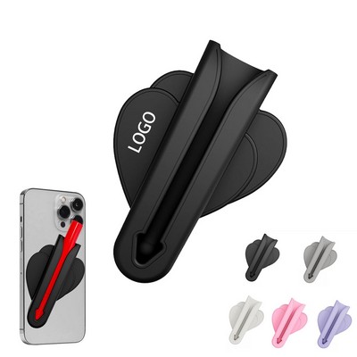 Silicone Lip Gloss Holder For Phone