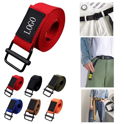 Durable Canvas Military Style Belt