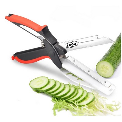 Multi-Function Vegetable Chopper Scissors.