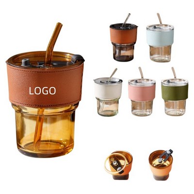 13.5Oz Cold Brew Coffee Mug With Lid And Straw