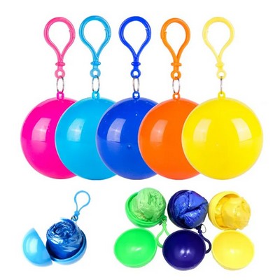 Keychain with Rain Poncho