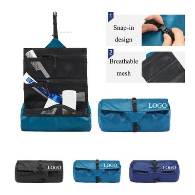 Foldable Portable Toiletry Bag For Business Trips