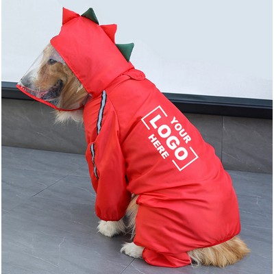 Dog Raincoat Waterproof Reflective Slicker