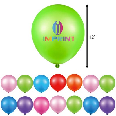 12 Inches Custom Rainbow Latex Balloon