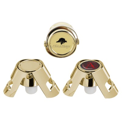 Doming Gold Plated Champagne Stopper