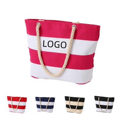 Canvas Beach Tote Bag