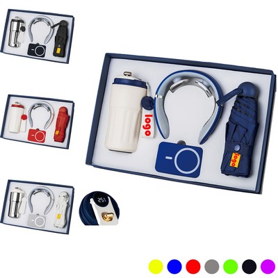 Custom 4-In-1 Luxurious Business Thermos Cup Gift Box Sets