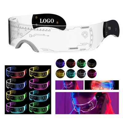 LED Light-Up Spaceman Party Glasses