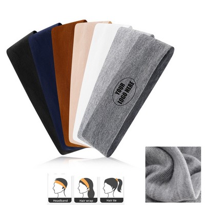 Yoga Stretch Exercise Sweat Wicking Headband