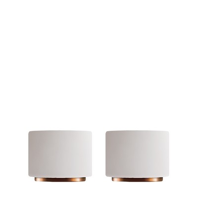 Fellow® Monty Milk Art Cup in Espresso (3oz, Set of 2), Matte White