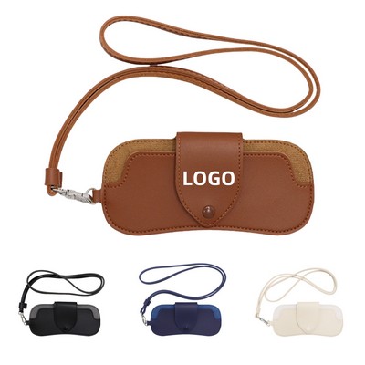 Soft Leather Sunglasses Bag