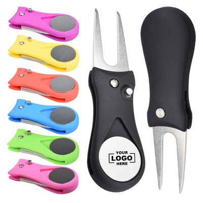 Metal Green Tool Golf Divot Repair Tools