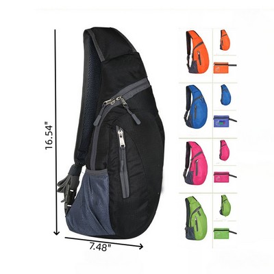 Foldable Sling Bag/Chest Backpack