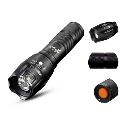 Waterproof Outdoor Aluminum Alloy Telescoping Zoom Flashlight