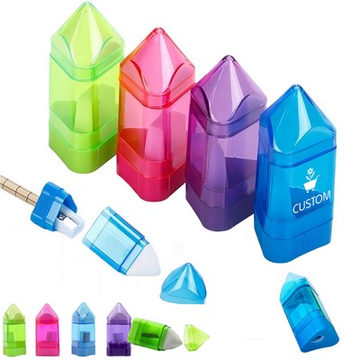 Rubber Pencil Sharpener Set