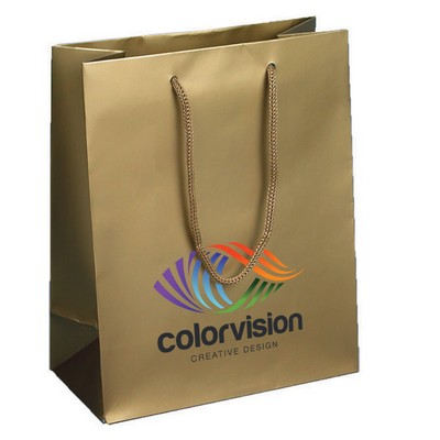 8 x 4 x 10 Custom Printed Matte Premium Euro Bag - 100/ctn