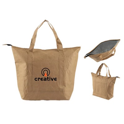 Tyvek Insulated Tote Lunch Bag w/ Zipper