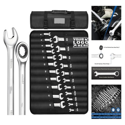 Ratcheting Combination Wrench Set