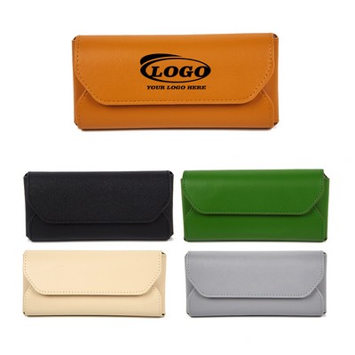 Simple Pu Leather Glasses Case