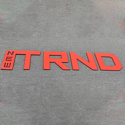 1.5" Heat Transfer 2mm Thick Silicone Sticker Label