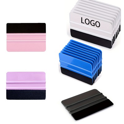 Car Window Film Installation Kit with Flocked Squeegee