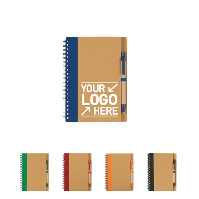 Eco Spiral Notebook With Pen