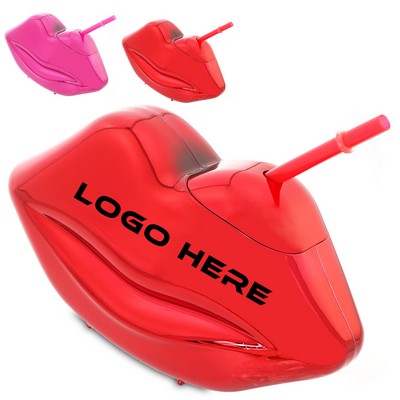 20oz Lips Shaped Tumbler with Straw