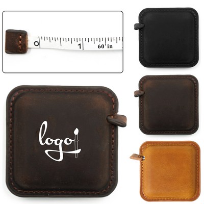 Genuine Leather Mini Tape Measure
