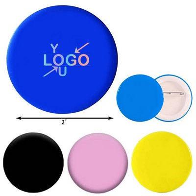 Custom 2 Inches Round Colorful Tinplate Button Badges