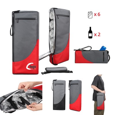 Golf Cooler Bag Drink Sleeve Beer Sleeve w/Shoulder Strap