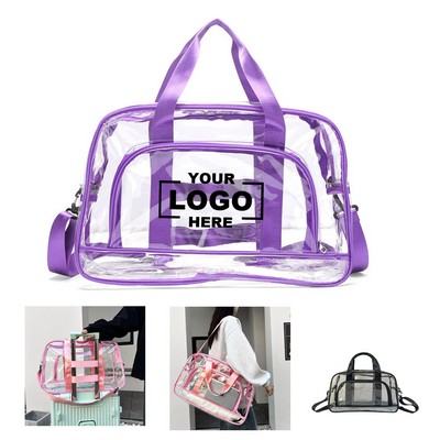 Sport Gym Yoga Dance Large Clear Travel Transparent Tote Bag