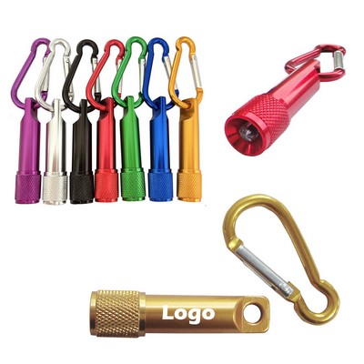 Mini LED Flashlight with Carabiner