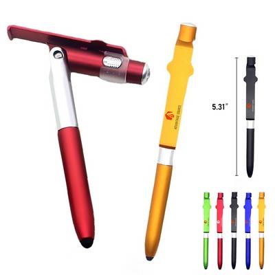 4 in 1 Folding Stylus Phone Stand Pen