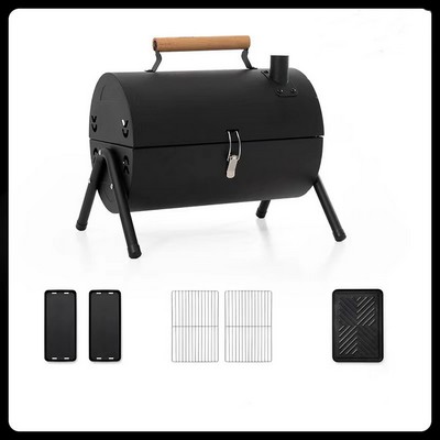 Foldable Chimney Charcoal Barbecue Grill For Camping