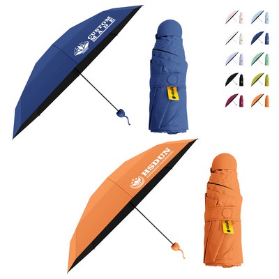 UPF50+ Mini Portable Sun & Rain Umbrella