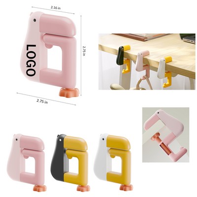 Foldable No-Drill Purse Hanger Bag Clamp