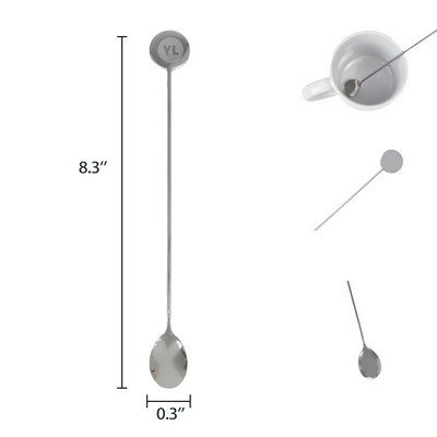 Round Tail Stainless Steel Stirrer Spoon MOQ100