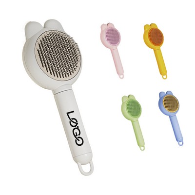 Pet Grooming Brush – Gentle Shedding Tool For Cats & Dogs