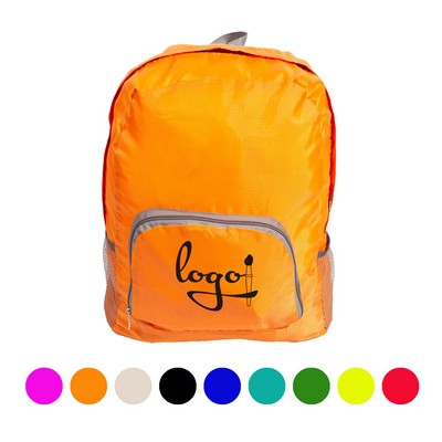 Lightweight Foldable Backpack With Customizable Logo