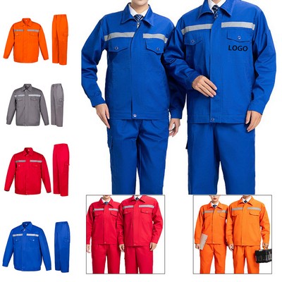 High-Visibility Workwear Set for Construction Sites