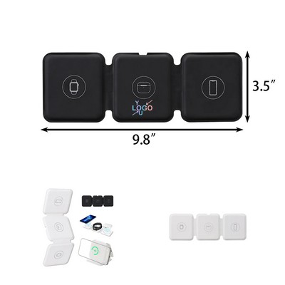 Three Inch One Foldable Wireless Magnetic Charger